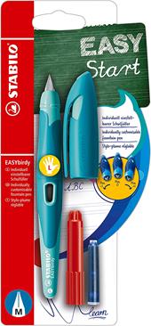 Penna Stilografica Ergonomica - STABILO EASYbirdy per Mancini, Punta Standard, Chiave di regolazione inclusa
