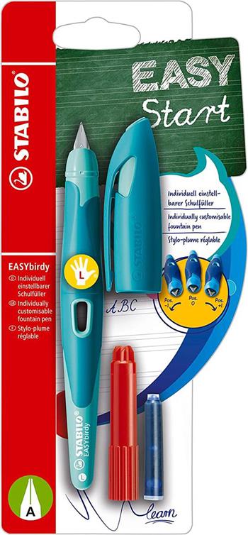 Penna Stilografica Ergonomica - STABILO EASYbirdy per Mancini, Punta Principiante, Chiave di regolazione inclusa  Stabilo 2023 | Libraccio.it