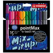 Fineliner Premium - STABILO pointMax - Snooze One Edition - Astuccio da 15 - Colori assortiti
