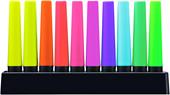 Evidenziatore - STABILO BOSS ORIGINAL - Desk-Set - Edizione 100% FLUO - 10 evidenziatori