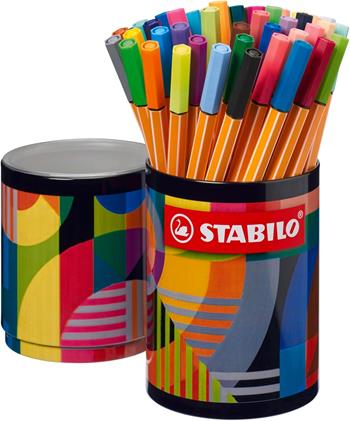 Fineliner - STABILO point 88 - ARTY - Astuccio da 45 - colori assortiti  STABILO 2024 | Libraccio.it