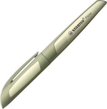 Penna Stilografica - STABILO Flow MONOCHROME in Verde Oliva - 1 penna - Cartuccia inclusa  STABILO 2025 | Libraccio.it