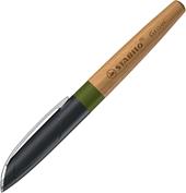 Penna a sfera Ecosostenibile - CO2 neutral - STABILO Grow in Verde Muschio/Quercia- Cartuccia inclusa