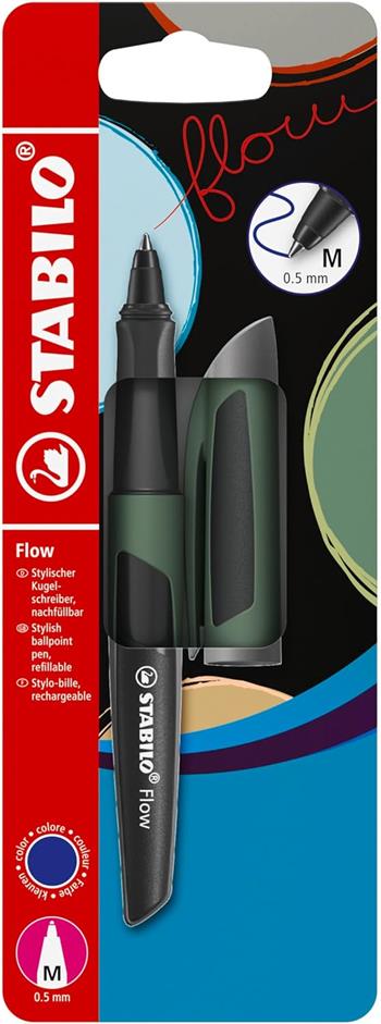 Penna a sfera - STABILO Flow in Muschio - Pack da 1 - Cartuccia inclusa  STABILO 2025 | Libraccio.it