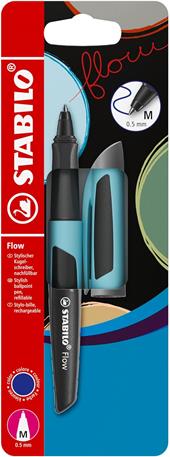 Penna a sfera - STABILO Flow in Ghiaccio - Pack da 1 - Cartuccia inclusa