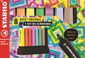 Evidenziatore - STABILO BOSS ORIGINAL Desk-Set - 8 Colori assortiti