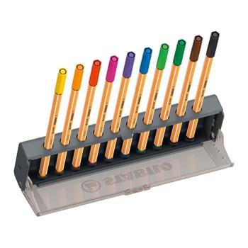 Fineliner Point 88  Set 10 Colori (Click)  STABILO 2026 | Libraccio.it
