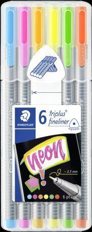 Box My neon colours con 6 fineliner in colori neon  Staedtler 2019 | Libraccio.it