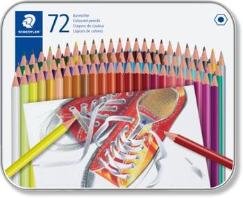 Astuccio in metallo, con 72 matite, colori assortiti  Staedtler 2023 | Libraccio.it
