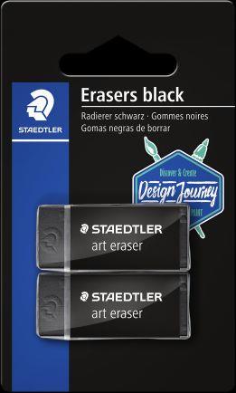 2 gomme nere mini Rasoplast black  Staedtler 2023 | Libraccio.it