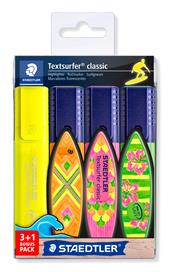 Textsurfer classic 3+1 colori in astuccio PET