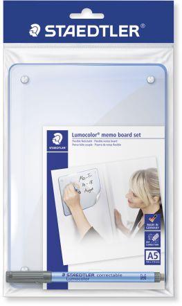1 lavagna adesiva removibile formato A5 + 1 marker Lumocolor memo board set  Staedtler 2017 | Libraccio.it