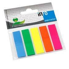 Segnapagina 25 fogli, 5 blocchetti colori  Info 2022 | Libraccio.it