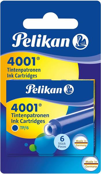 Set cartucce inchiostro Pelikan 4001 per stilografiche TP6 . Confezione da 12 pezzi. 2 Scatole da 6 cartucce. Blu Royal  Pelikan 2021 | Libraccio.it