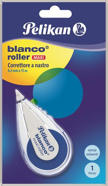 Correttore a nastro Pelikan blanco roller maxi XXL 4,2mm x 10m  Pelikan 2019 | Libraccio.it