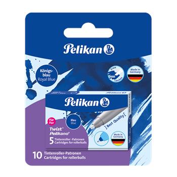 Cartucce Pelikan ECO Km5 per roller e sferografiche Twist. 2 confezioni da 5 pezzi in blister, Blu  Pelikan 2024 | Libraccio.it