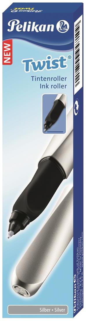 Penna sferografica Pelikan Twist ricaricabile per destrimani e mancini, impugnatura ergonomica triangolare Nero-Grigio  Pelikan 2019 | Libraccio.it