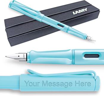 Penna stilografica 0D1 LAMY safari aquasky M, azzurra  Lamy 2024 | Libraccio.it