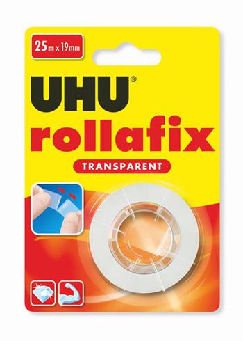Rollafix nastro adesivo trasparente ricarica 25mt  Uhu 2023 | Libraccio.it