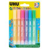 Colla Glitter in penna Shiny Colours blister 6x10ml
