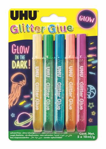 Colla Glitter in penna Metallic effetto metallic blister 5x10ml  Uhu 2023 | Libraccio.it