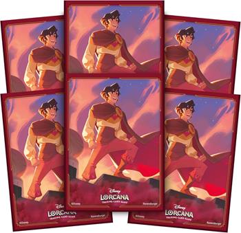Disney Lorcana 65 Buste protettive Aladdin  Ravensburger 2024 | Libraccio.it