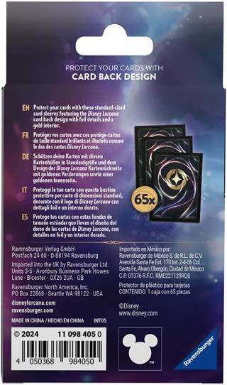 Disney Lorcana Logo 65 Buste protettive  Ravensburger 2024 | Libraccio.it