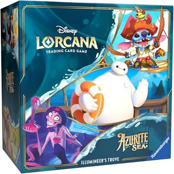 Disney Lorcana Sea of ??Azurite Booster Illumineer's Trove ENG  Ravensburger 2024 | Libraccio.it