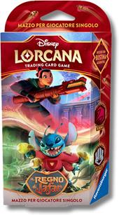 Disney Lorcana Single Starter Deck - Rubino e Acciaio Mulan & Stitch_ Set 8 IT