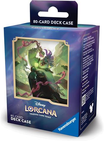 Disney Lorcana Deck Box Porta Mazzo per 80 Carte - Ursula  Ravensburger 2025 | Libraccio.it
