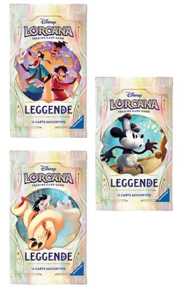 Disney Lorcana Single Booster Pack_Set 9 IT  Ravensburger 2025 | Libraccio.it