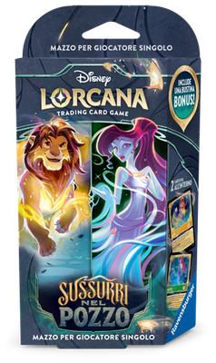 Lorcana - Sussurri nel Pozzo - Starter Deck Ambra/Smeraldo (ITA). Set da 10.Simba e Megara  Ravensburger 2025 | Libraccio.it