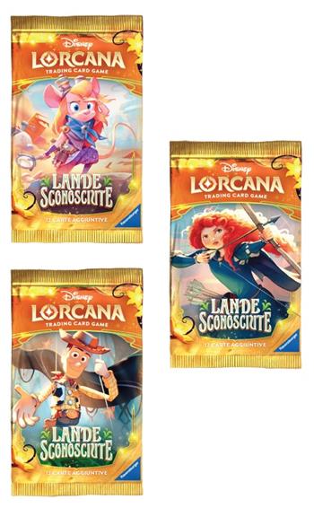 Disney Lorcana. Lande Sconosciute - Bustina 12 Carte (Italiano)  Ravensburger 2026 | Libraccio.it