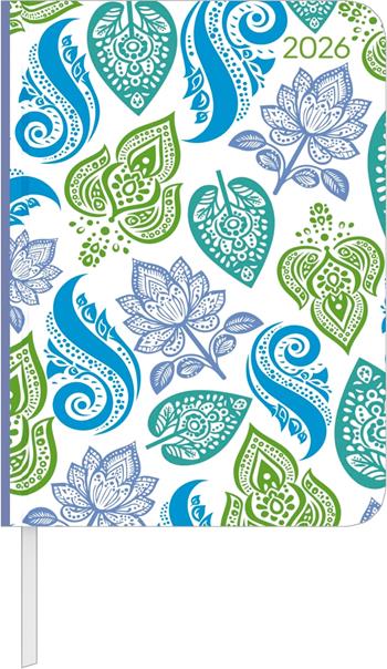 ALPHA EDITION - Agenda 2026, 10,7x15,2 cm, Daily Journal Paisley  Alpha Edition 2025 | Libraccio.it