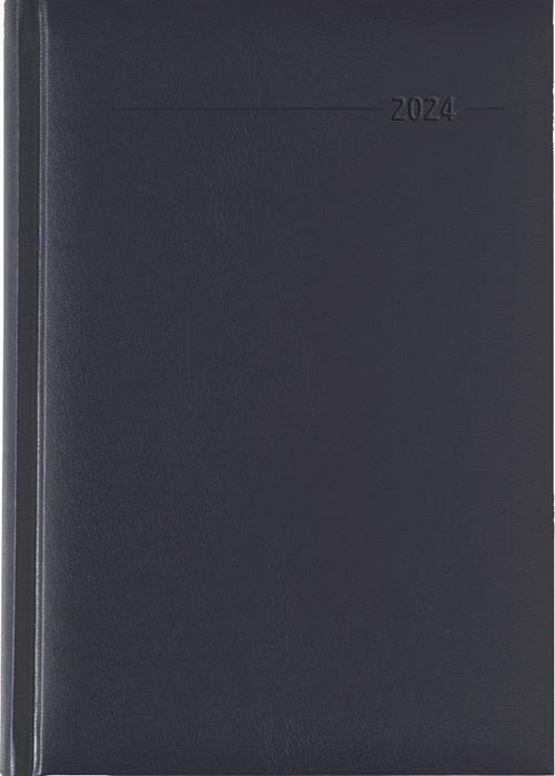 Alpha Edition - Agenda Giornaliera Monocromo 2024, Formato Grande 15x21 cm,  Blue, 352 pagine Alpha Edition 2023