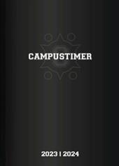 Agenda Campustimer ALPHA EDITION 2023-2024, Settimanale, Black - 15x21 cm