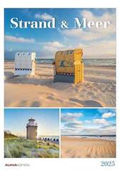 Alpha Edition - Calendario 2025 da muro Beach and Sea, 12 mesi, 29x42 cm
