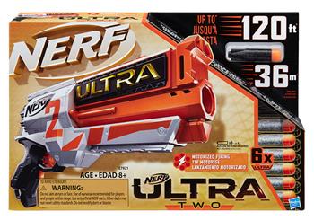Nerf Ultra. Two (Blaster motorizzato a retrocarica rapida, 6 dardi Nerf Ultra, compatibile solo con i dardi Nerf Ultra)  Hasbro 2022 | Libraccio.it