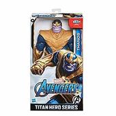 Hasbro Avengers - Thanos (Action Figure Deluxe 30cm, con blaster Titan Hero Blast Gear)