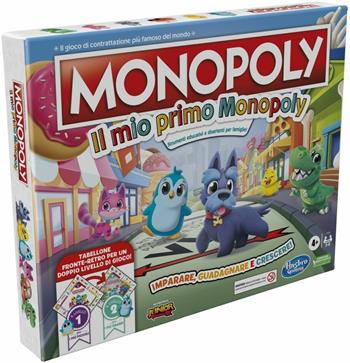 Monopoly - Il Mio Primo Monopoly, gioco da tavolo per famiglie  Hasbro 2022 | Libraccio.it