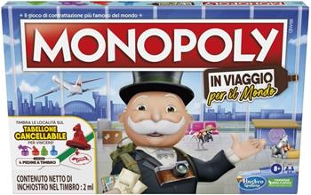 Monopoly - In Viaggio per il Mondo, gioco da tavolo per famiglie e bambini dagli 8 anni in su  Hasbro 2022 | Libraccio.it