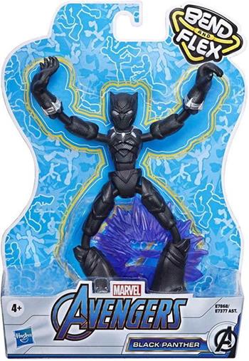 Hasbro Marvel Avengers - Bend and Flex Missions, Black Panther Ice Mission, action figure pieghevole da 15 cm  Hasbro 2022 | Libraccio.it