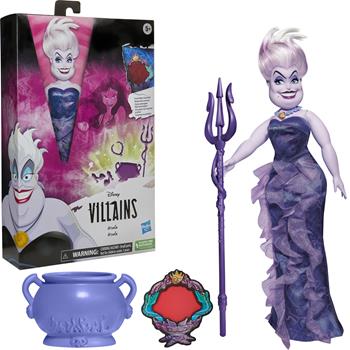 Hasbro Disney Villains - Ursula, fashion doll con accessori e vestiti rimovibili  Hasbro 2022 | Libraccio.it