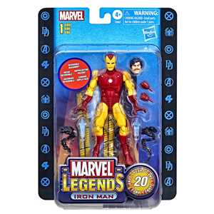 Image of Hasbro Marvel Legends Series, 20th Anniversary Series 1 Iron Man,...