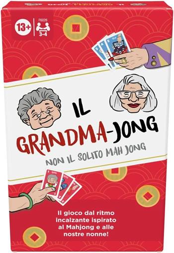 Il Grandma-Jong, un gioco di carte dal ritmo incalzante per 3-4 giocatori, ispirato al Mahjong e a 2 nonne  Hasbro 2023 | Libraccio.it