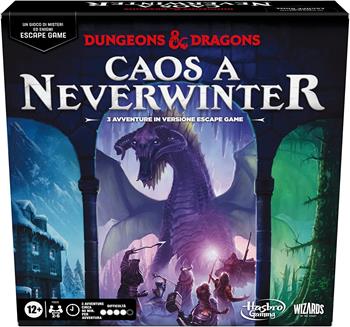 Dungeons & Dragons Escape Game - Caos a Neverwinter. Gioco da tavolo  Hasbro 2023 | Libraccio.it