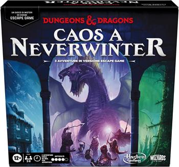 Dungeons & Dragons Escape Game - Caos a Neverwinter. Gioco da tavolo  Hasbro 2023 | Libraccio.it