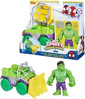 Hasbro Marvel, Spidey e i Suoi Fantastici Amici, Set Hulk Smash Truck, Action Figure con Veicolo