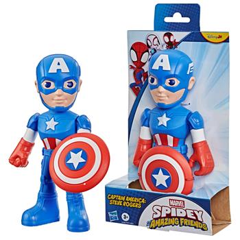 Spidey Figura Mega Captain America  Hasbro 2026 | Libraccio.it