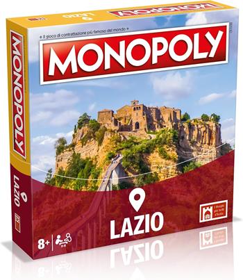 Winning Moves Monopoly Lazio City - giochi da tavolo, da 2 a 6 persone, et&#224; 8+  Winning Moves 2025 | Libraccio.it